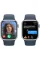 Apple Watch Series 9 41mm GPS Silver Aluminum Case with Storm Blue Sport Band (M/L)